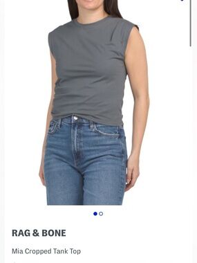 Rag & Bone Mia
cropped tank top, size S, NWT